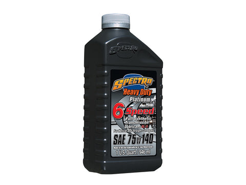 Spectro Heavy Duty Platinum 6-Speed Fully Synthetic 75w140 GL-5 Transmission Oil